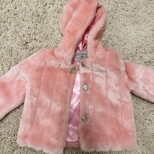 Mud Pie Baby Girl Fur Coat